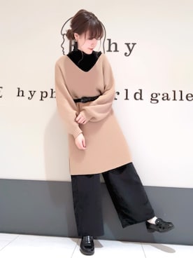 くぼちえさん（レディース・161cm）の冬コーディネート