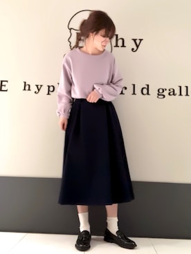 くぼちえさん（レディース・161cm）の冬コーディネート