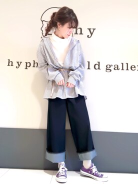 くぼちえさん（レディース・161cm）の冬コーディネート