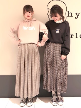 くぼちえさん(レディース・161cm)の冬コーディネート