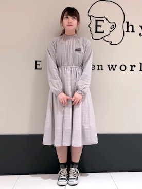 くぼちえさん(レディース・161cm)の春コーディネート