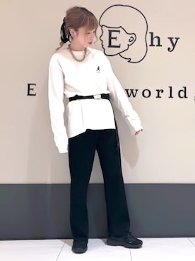 くぼちえさん(レディース・161cm)の春コーディネート