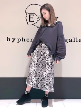 くぼちえさん（レディース・161cm）の春コーディネート