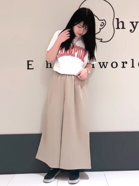 くぼちえさん(レディース・161cm)の春コーディネート