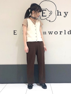 くぼちえさんのコーディネート