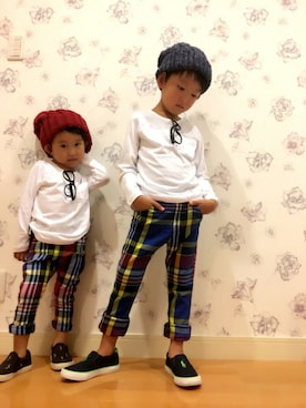 ♡NAE♡さん（キッズ・110cm）の秋コーディネート