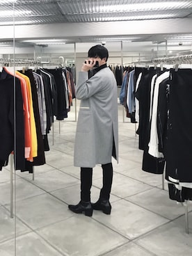 「CULLNI（クルニ）のアイテム（その他アウター）」を使った、nobuさん（メンズ・174cm）の冬コーディネート
