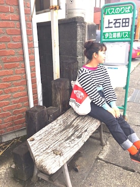 「NIKE（ナイキ）のNIKE / WMNS / MD RUNNER 2【SP】（Sneakers、ブラウン系）」を使った、Y.Aoiさん（レディース・150cm）の春コーディネート