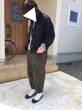「定番」｜「アイテム（バレエシューズ）」を使った、tokonさん（レディース・165cm）の春コーディネート