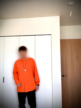 「LAKOLE（ラコレ）のアイテム（チノパンツ）」を使った、☆2児パパ☆さん（メンズ・173cm）の春コーディネート