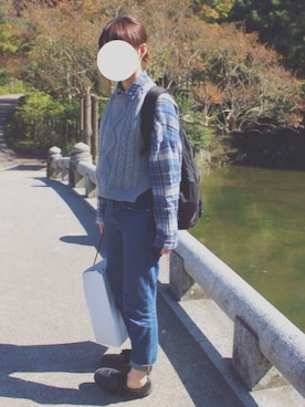 み ぃ ち ゃ ん。さん（レディース・156cm）の秋コーディネート