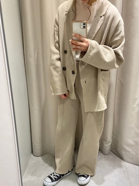 「CONVERSE（コンバース）のconverse（コンバース） ALL STAR OX（オールスターOX）（スニーカー）」を使った、s h i m aさん（レディース・150cm）の春コーディネート