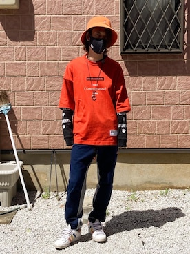 「PANDIESTA（パンディエスタ）のアイテム」を使った、tanda1015🐼不定期投稿さん（メンズ・167cm）の春コーディネート