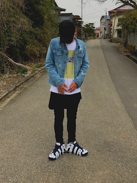 「asos（エイソス）のアイテム（キャップ）」を使った、Yuhさん（メンズ・168cm）の春コーディネート