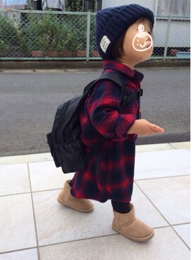 miharuuuさん（キッズ・80cm）の秋コーディネート