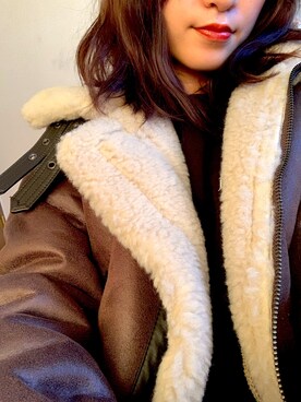 「Alpha Industries（アルファインダストリーズ）のアイテム（その他アウター）」を使った、asamiさん（レディース・153cm）の秋コーディネート