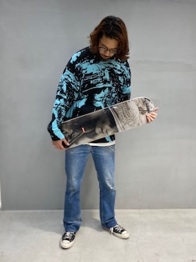 「SUNSEA（サンシー）のアイテム（財布/小物）」を使った、森下　さん（メンズ・181cm）の春コーディネート
