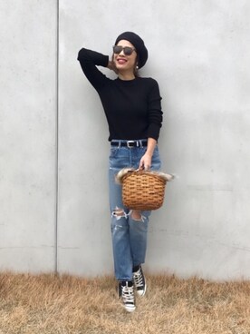 NANAさん（レディース・161cm）の冬コーディネート