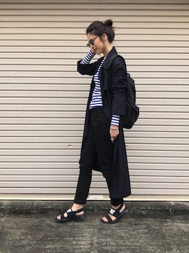 「THE SHINZONE（ザ　シンゾーン）のアイテム（ジャケット/アウター）」を使った、NANAさん（レディース・161cm）の春コーディネート