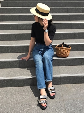 NANAさん（レディース・161cm）の夏コーディネート