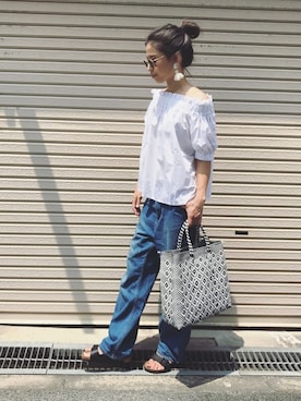 NANAさん（レディース・161cm）の夏コーディネート