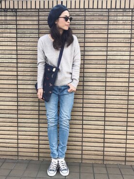 NANAさん（レディース・161cm）の冬コーディネート