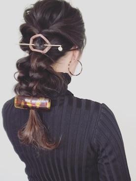 「cilsoie（シルソワ）のアイテム」を使った、NANAさん（レディース・161cm）の冬コーディネート