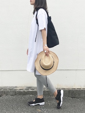 「MYSTERY RANCH（ミステリーランチ）のアイテム（バッグ）」を使った、NANAさん（レディース・161cm）の春コーディネート