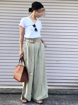 NANAさん（レディース・161cm）の夏コーディネート