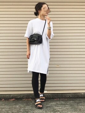 「ALLUMER（アリュメール）のアイテム（ワンピース/ドレス）」を使った、NANAさん（レディース・162cm）の秋コーディネート