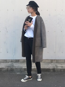 「URBAN RESEARCH Sonny Label（アーバンリサーチサニーレーベル）のアイテム（その他アウター）」を使った、NANAさん（レディース・162cm）の秋コーディネート