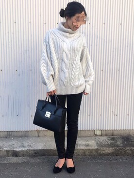 「PICHE ABAHOUSE（ピシェ アバハウス）のアイテム」を使った、NANAさん（レディース・162cm）の秋コーディネート