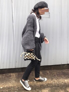 「URBAN RESEARCH Sonny Label（アーバンリサーチサニーレーベル）のアイテム（アクセサリー）」を使った、NANAさん（レディース・162cm）の冬コーディネート
