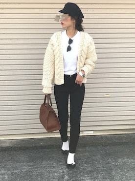 「TRUNC（トランクエイティーエイト）のアイテム（アクセサリー）」を使った、NANAさん（レディース・162cm）の春コーディネート