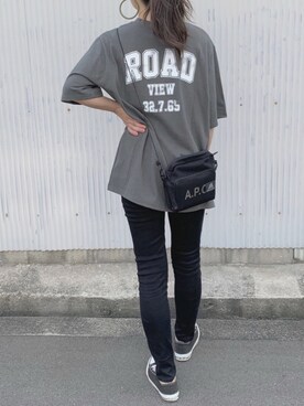 「A.P.C.（アーペーセー）のアイテム（財布/小物）」を使った、NANAさん（レディース・162cm）の夏コーディネート