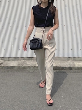 「TRUNC（トランクエイティーエイト）のアイテム（アクセサリー）」を使った、NANAさん（レディース・162cm）の夏コーディネート