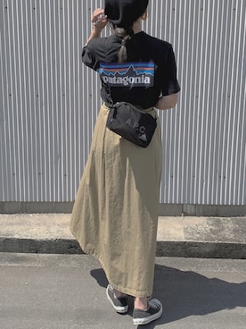 「A.P.C.（アーペーセー）のアイテム（財布/小物）」を使った、NANAさん（レディース・162cm）の夏コーディネート