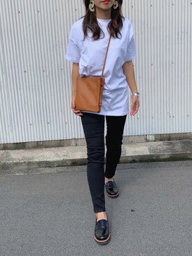 「TRUNC（トランクエイティーエイト）のアイテム（アクセサリー）」を使った、NANAさん（レディース・162cm）の夏コーディネート