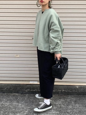 「coca（coca）（コカ）のアイテム（ワンピース/ドレス）」を使った、NANAさん（レディース・162cm）の春コーディネート