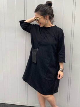 「A.D.S.R.（エーディーエスアール）のA.D.S.R　エー・ディー・エス・アール　MILLIE　ミリー（サングラス）」を使った、NANAさん（レディース・162cm）の春コーディネート