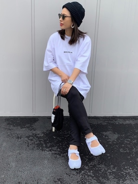 「NOLLEY’S（ノーリーズ）のアイテム」を使った、NANAさん（レディース・162cm）の春コーディネート
