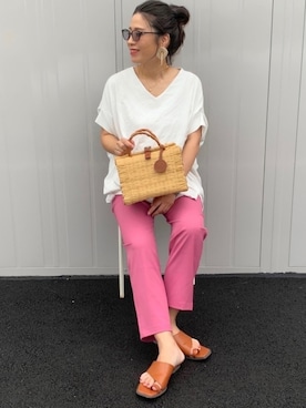 NANAさん（レディース・162cm）の夏コーディネート