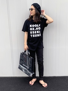 「NOLLEY’S（ノーリーズ）のアイテム」を使った、NANAさん（レディース・162cm）の夏コーディネート
