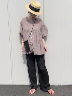 NANAさん（レディース・162cm）の夏コーディネート