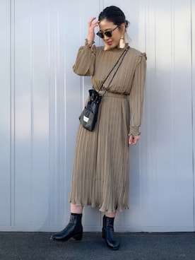 NANAさん（レディース・162cm）の冬コーディネート