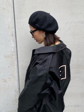 「Acne Studios（アクネストゥディオズ）のアイテム（ジャケット/アウター）」を使った、NANAさん（レディース・162cm）の春コーディネート