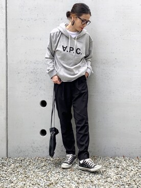 「URBAN RESEARCH Sonny Label（アーバンリサーチサニーレーベル）のアイテム（パンツ）」を使った、NANAさん（レディース・162cm）の春コーディネート