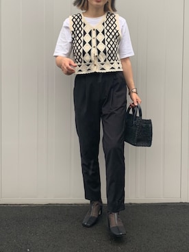 「Cheri（シェリ）のアイテム」を使った、NANAさん（レディース・162cm）の春コーディネート