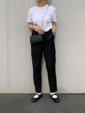 「SLACK FOOTWEAR（スラックフットウェア）のアイテム」を使った、NANAさん（レディース・162cm）の春コーディネート