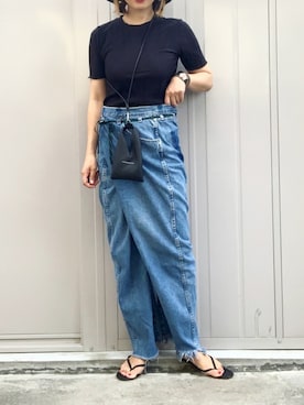 NANAさんの「別注 MAISON EUREKA VINTAGE REWORK BIGGY PANTS◆」を使ったコーディネート